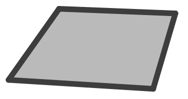 Flat membrane